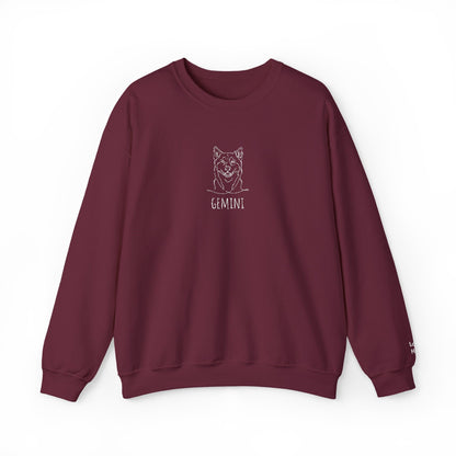 Custom Embroidered Pet Long Sleeve Crewneck Collection