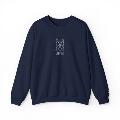 Custom Embroidered Pet Long Sleeve Crewneck Collection
