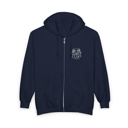 Custom Embroidered Pet Zip Hoodie Collection