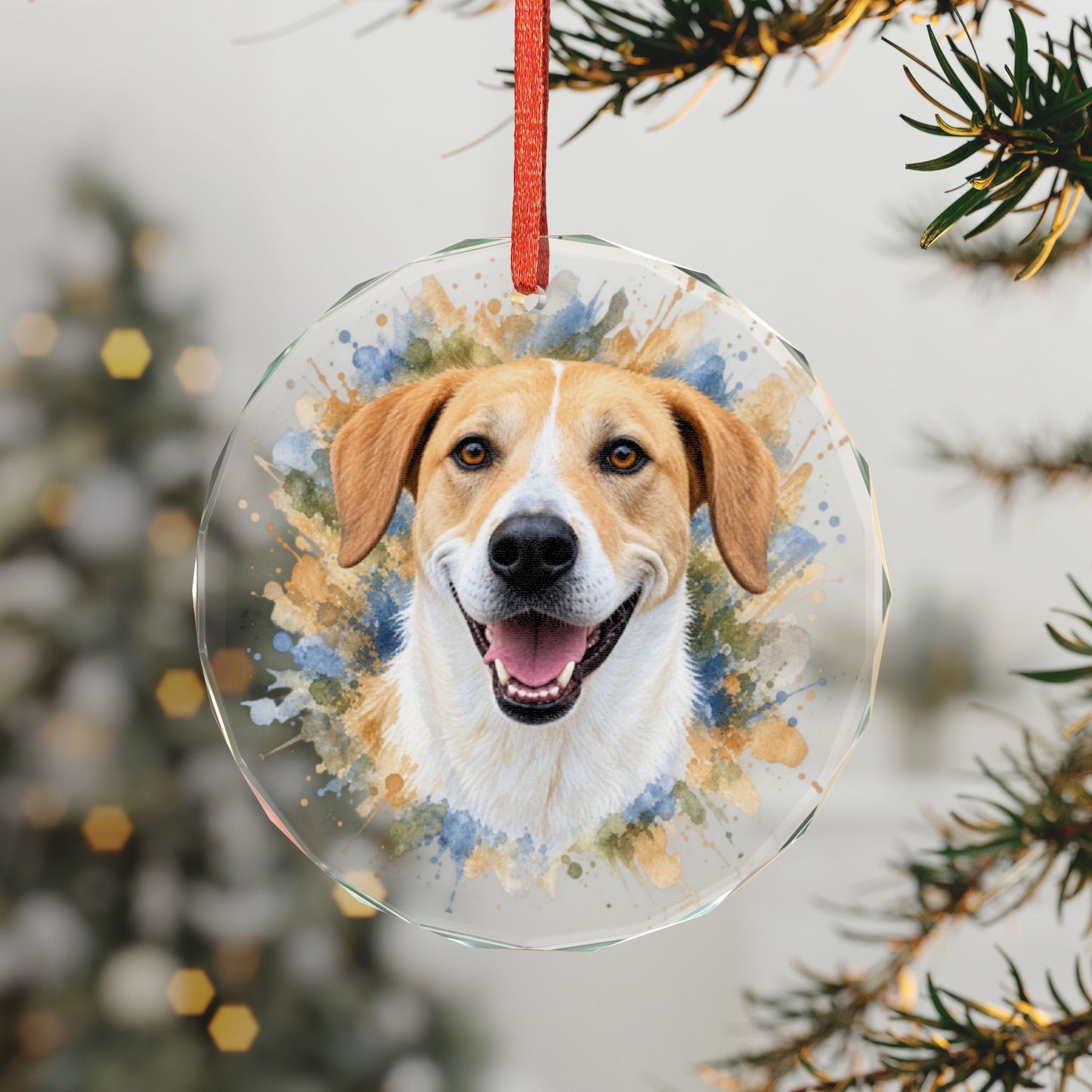 Animal Outreach Personalized Pet Glass Ornament
