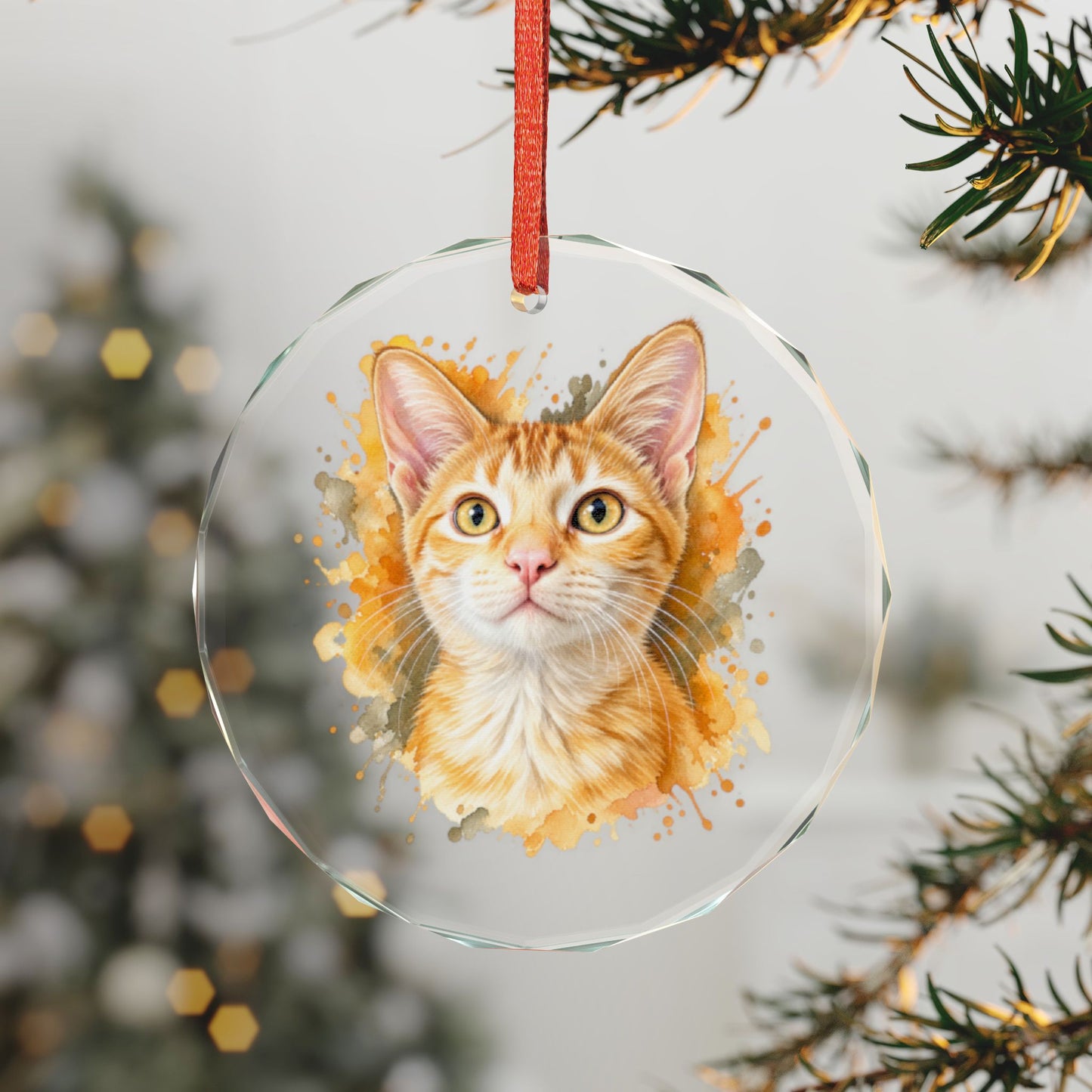 Animal Outreach Personalized Pet Glass Ornament