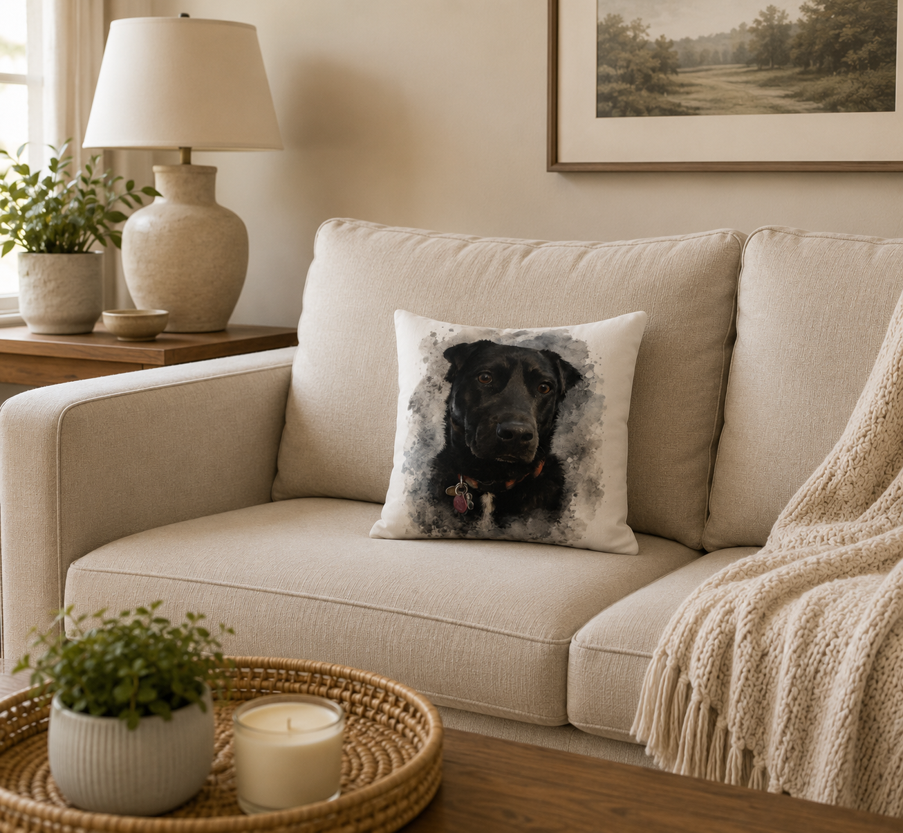 Studio Collection Personalized Accent Pillow