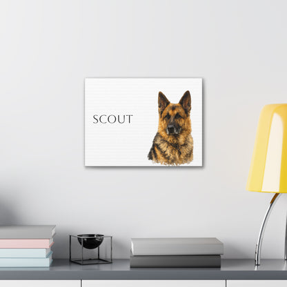 Custom Canvas Pet Portrait