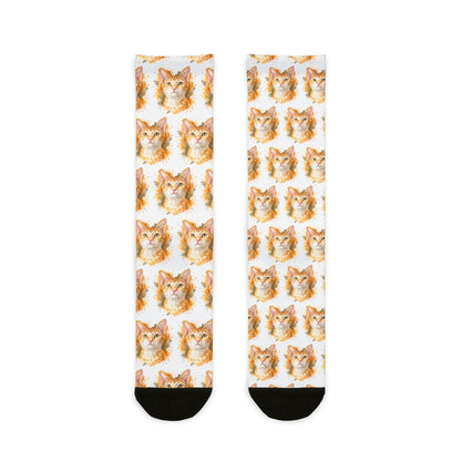 Animal Outreach Personalized Crew Socks - Minimalist Line Art or Studio Art