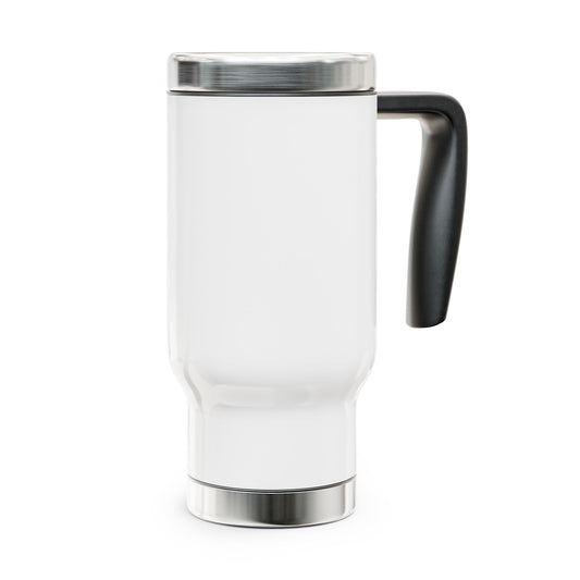 Personalized 14oz Stainless Steel Mug with Handle - 20% to a Cause You Choose