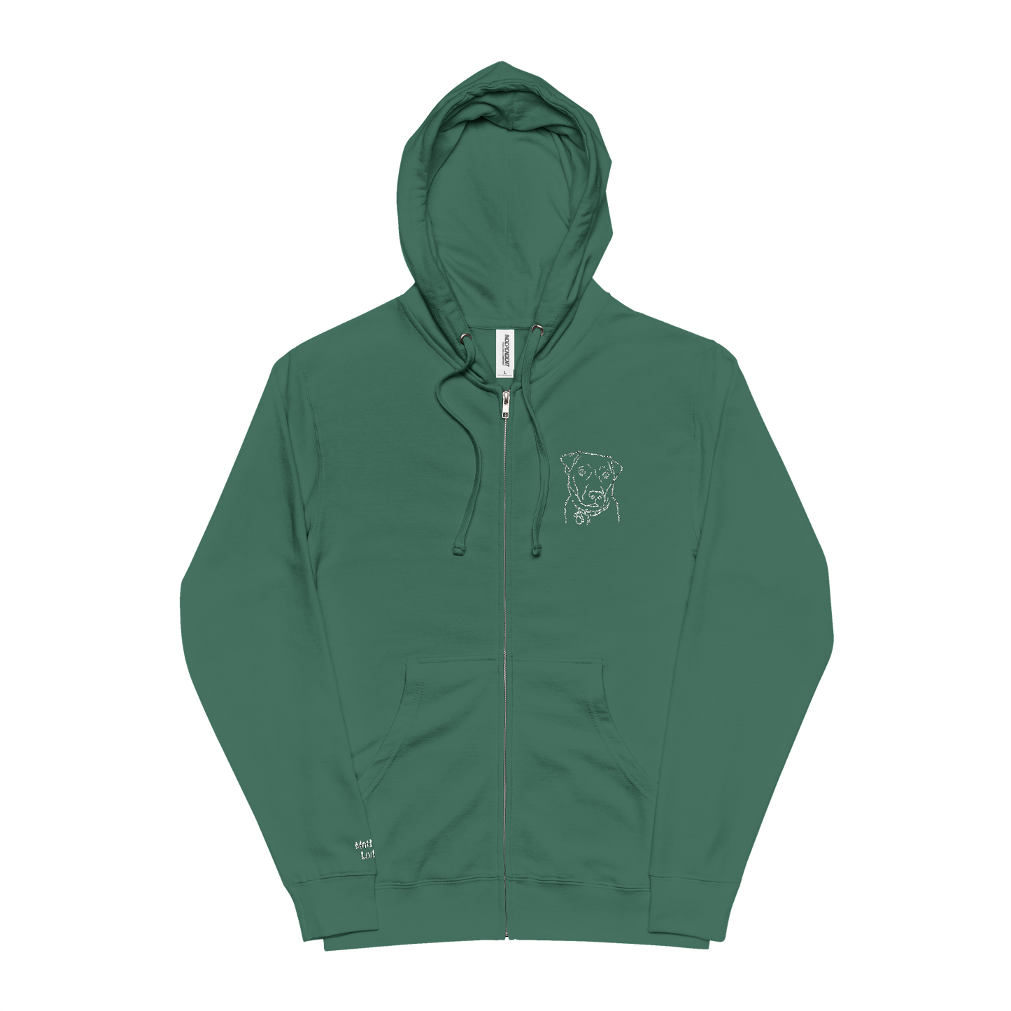 Signature Embroidered Zip Up Hoodie - Animal Outreach of the Mother Lode