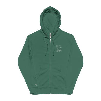 Signature Embroidered Zip Up Hoodie - Animal Outreach of the Mother Lode