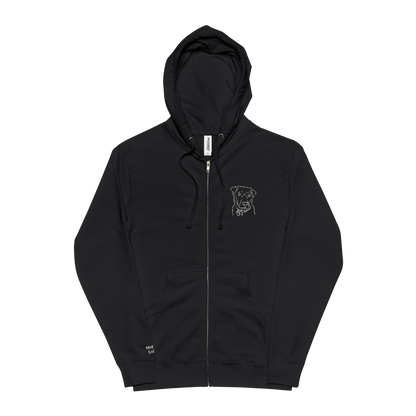 Signature Embroidered Zip Up Hoodie - Animal Outreach of the Mother Lode