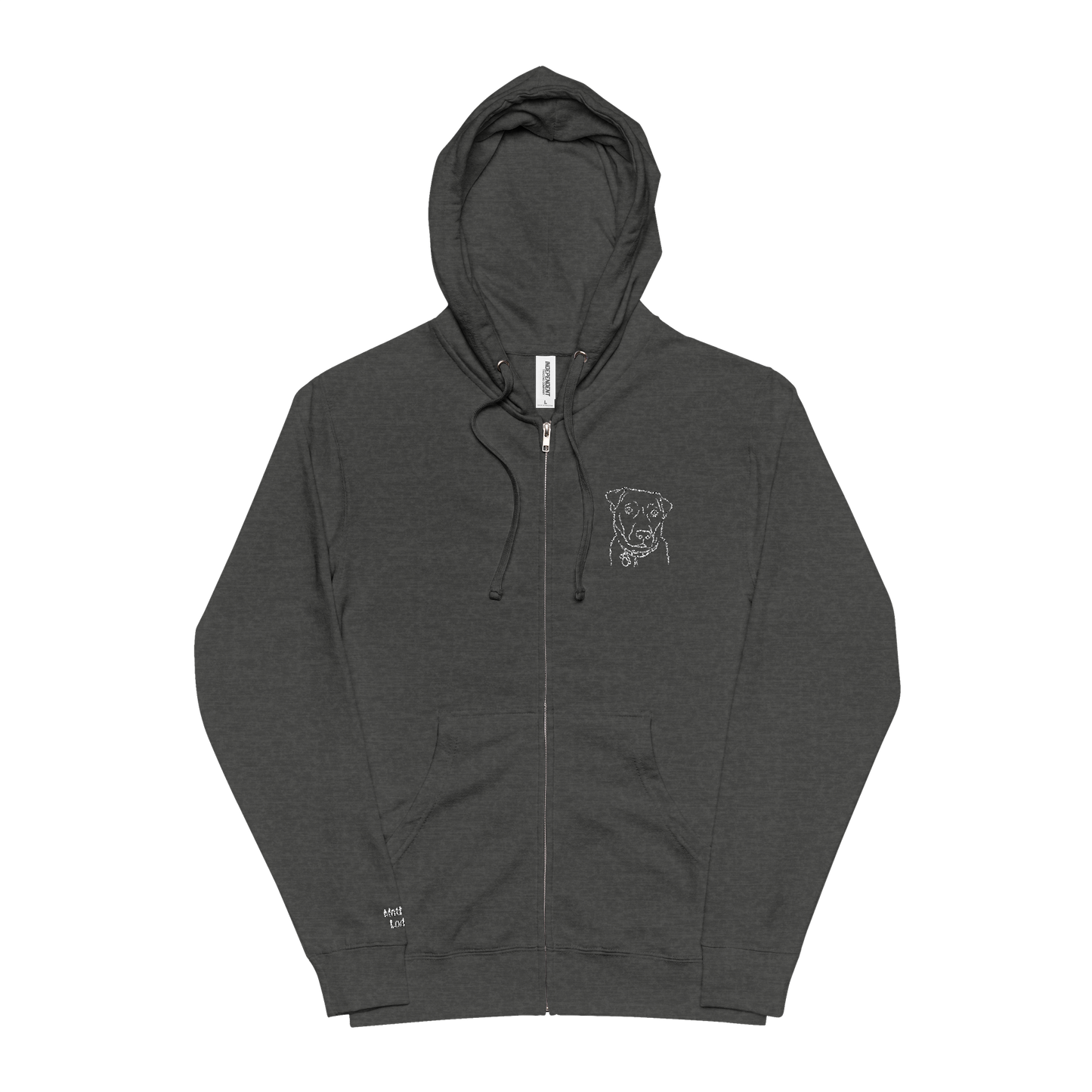 Signature Embroidered Zip Up Hoodie - Animal Outreach of the Mother Lode
