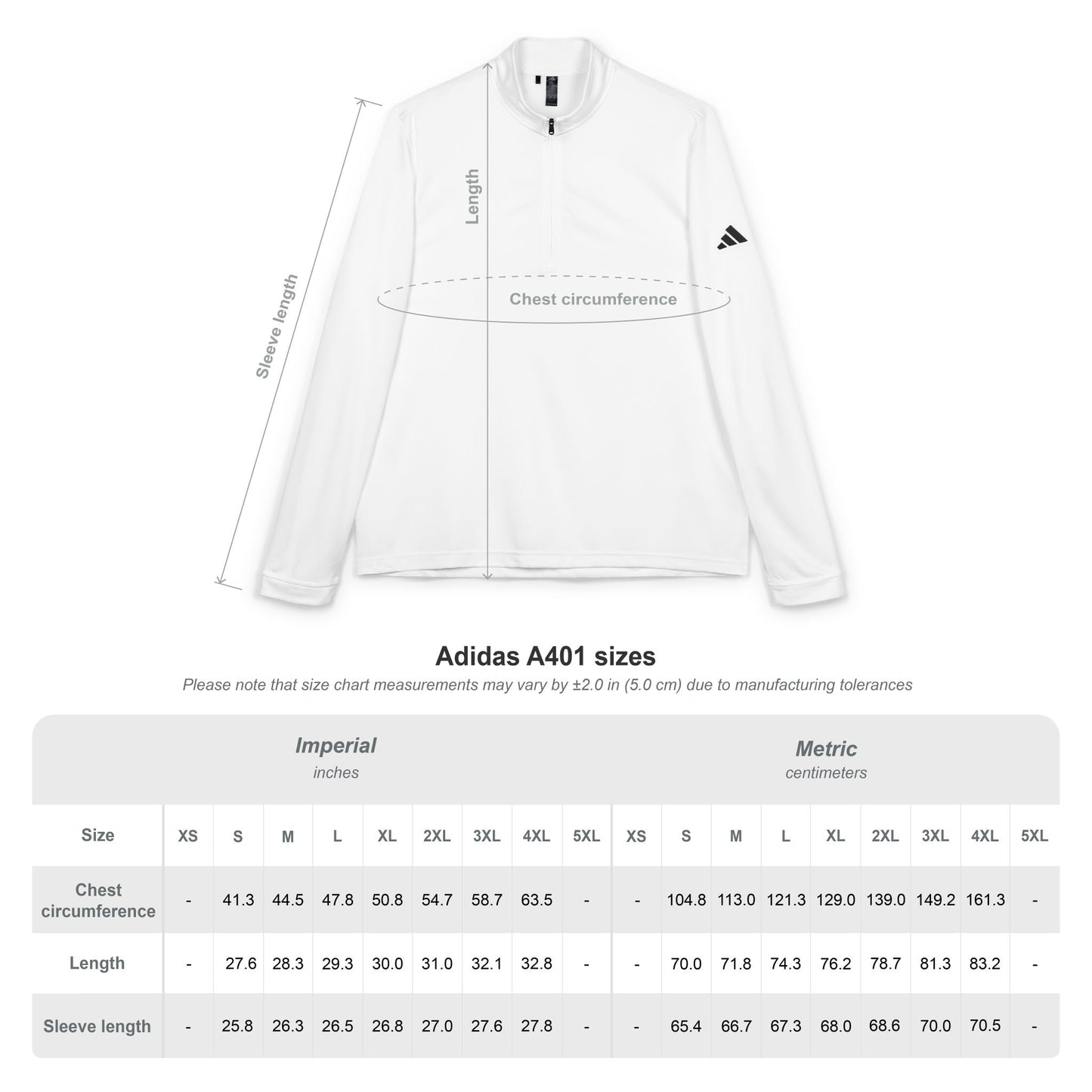 Embroidered Pet Addidas Quarter-Zip Pullover