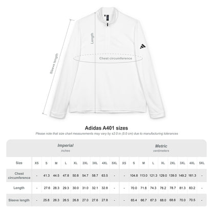 Embroidered Pet Addidas Quarter-Zip Pullover