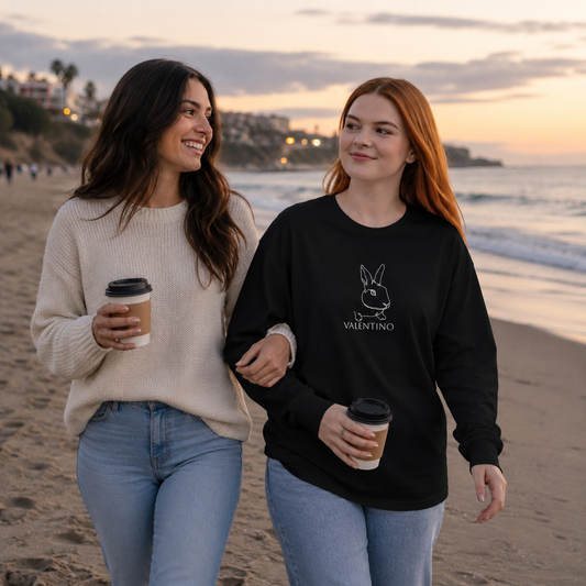 Premium Unisex Garment-dyed Custom Long Sleeve T-Shirt